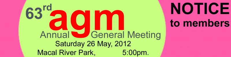 63 AGM Notice to Members